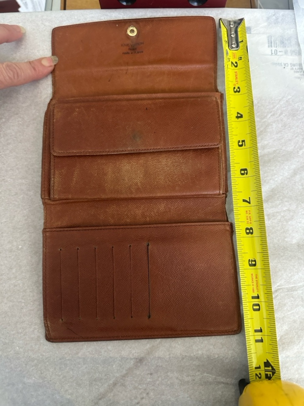 Louis Vuitton Brown and Gold Monogram Wallet - Picture 14 of 14